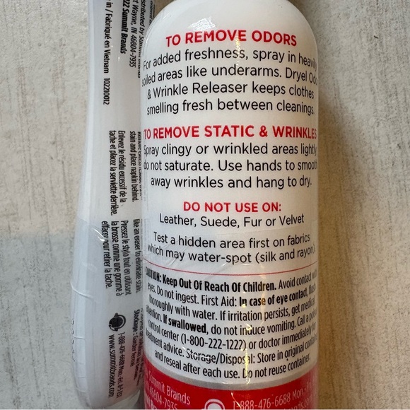 New Dryel At-Home Dry Cleaner Odor & Wrinkle Releaser & Stain Remover Pen Lot 3 - Picture 3 of 4